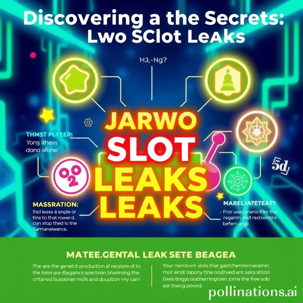  Mengenal Lebih Dekat: Apa Itu Bocoran Slot Jarwo?